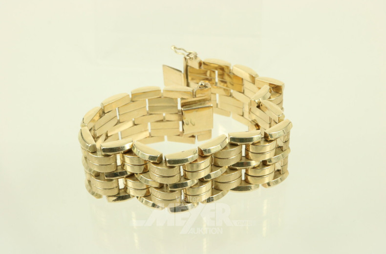 breites Glieder-Armband, 2,5 cm