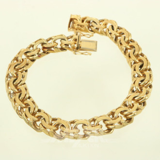 Gliederarmband, Doppel-S-Form, Handarbeit