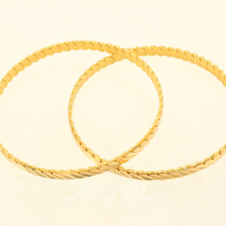 2 Armreifen "Burma Bilezik Üclü" in 916 GG