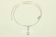 Collier mit 3 Brillanten
