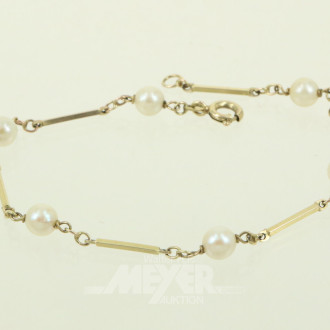 Armband mit 6 Perlen