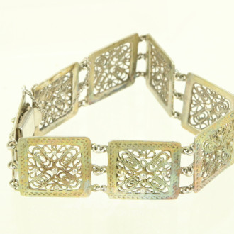 aufwendig gearbeitetes Armband in 835er Silber