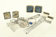 Konvolut div. Schmuck und Uhren, u.a.: