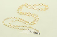 Perlenkette mit Verschluss in 585 GG