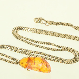 Gliederkette mit Bernsteinanhänger