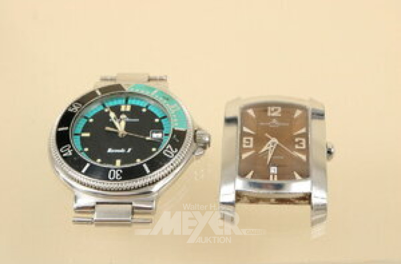 Schatulle mit 4 Uhren