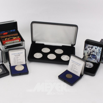 Konvolut versch. Sonder- und Gedenkprägungen