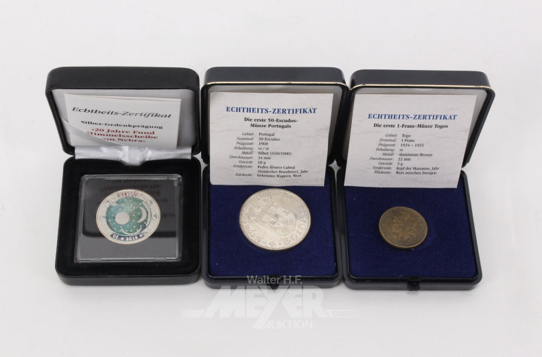 Konvolut versch. Sonder- und Gedenkprägungen