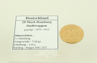 Freie und Hansestadt Hamburg - 20 Mark 1875 J