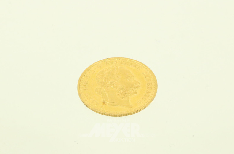 Österreich 1 Dukat Franz Joseph I. 1915 NP