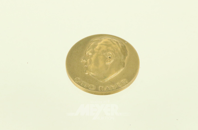 Goldmedaille Otto Bayer zum 60-jährigen Jubiläum 4. November 1962