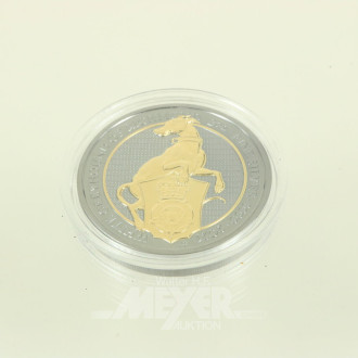 Großbritannien - 5 Pfund Elisabeth II. 2021 'White Greyhound of Richmond'