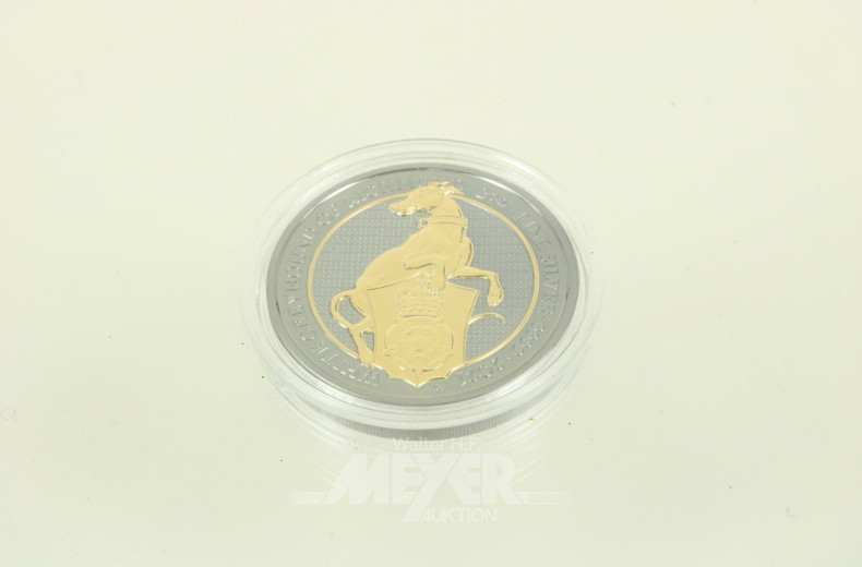 Großbritannien - 5 Pfund Elisabeth II. 2021 'White Greyhound of Richmond'