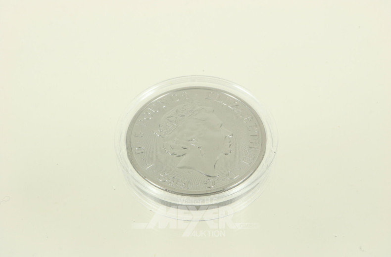 Großbritannien - 5 Pfund Elisabeth II. 2021 'White Greyhound of Richmond'