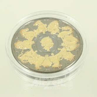 Großbritannien - 5 Pfund Elisabeth II. 2021 'The Queen's Beasts'