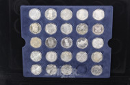 Konvolut BRD und USA Gedenkprägungen im Alukoffer