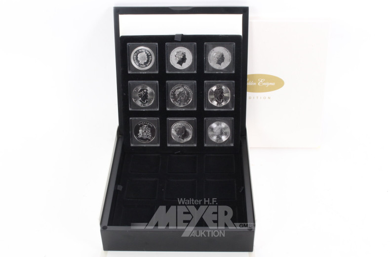 Konvolut besonderer Editionen von Silberunzen aus div. Ausgabeländern