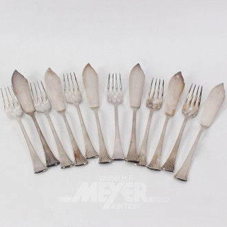 Fischbesteck,12-tlg.