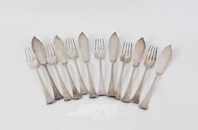 Fischbesteck,12-tlg.
