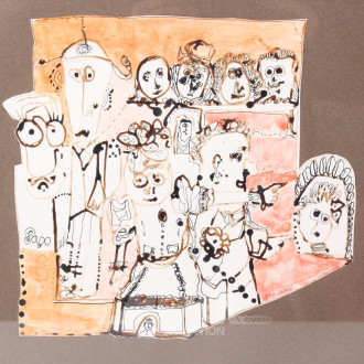 Druck "Personengruppe" nach Jaime James