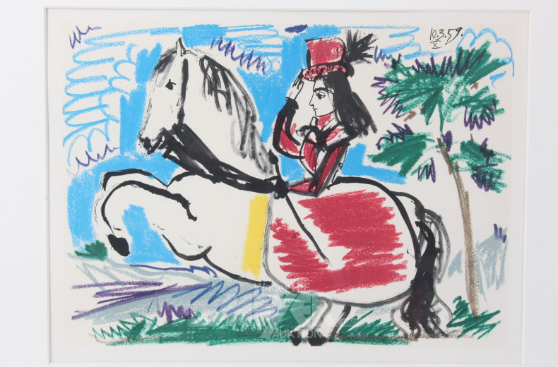 Lithografie "Toros Y Toreros" nach Picasso