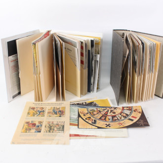 Posten militärische Sammelhefte in 7 Ordnern