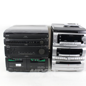 2 Stereo-Kompaktanlagen