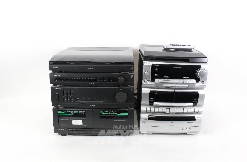 2 Stereo-Kompaktanlagen