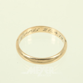 Trauring, mit Gravur