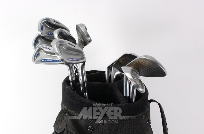 Golf-Bag mit 11 Golfschlägern