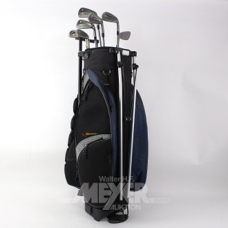 Golf-Bag mit 7 Golfschlägern