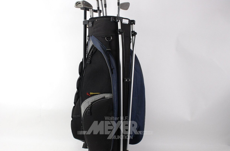 Golf-Bag mit 7 Golfschlägern
