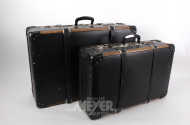 2 Reisekoffer mit Lederriemen
