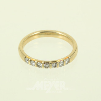 Bandring mit 7 Brillanten