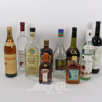 Posten div. Spirituosen