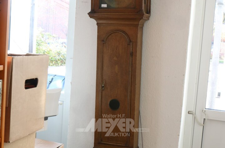 Standuhr England/London mit Messingziffernblatt