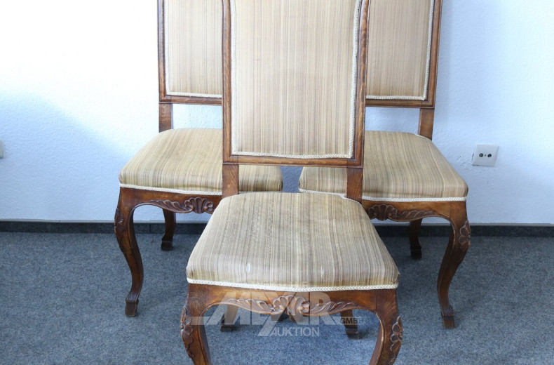 3 Hochlehnstühle