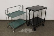 2 Servierwagen, klappbar