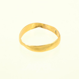 Ring, punziert 800 GG, stark verbogen