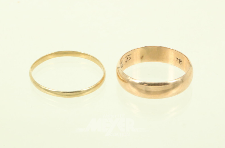 Paar Trauringe
