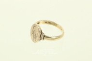 Ring mit Monogramm 'AW'