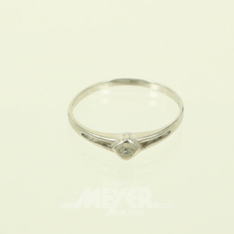 zierlicher Solitärring