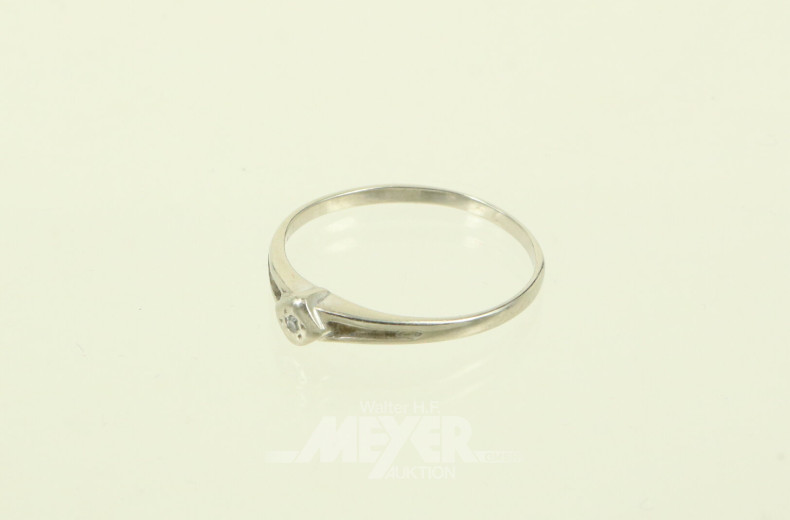 zierlicher Solitärring