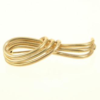 geschwungene Brosche