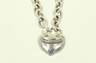 Gliederkette in 925er Silber 'Juicy Couture', mit Zwischenglied in Herzform