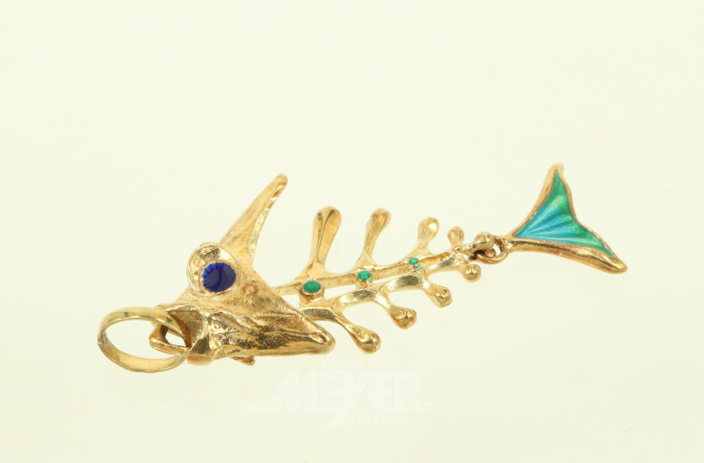 Kettenanhänger "Fisch" (beweglich)