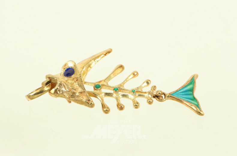 Kettenanhänger "Fisch" (beweglich)