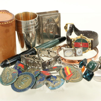 Konvolut Modeschmuck u. etwas Silberschmuck