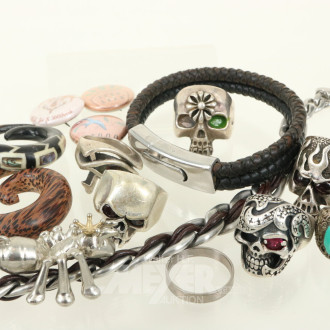 Konvolut versch. Mode- und Silberschmuck: