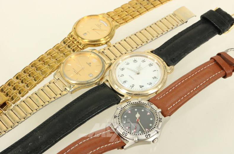 30 Armbanduhren und 2 Taschenuhren